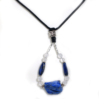Genuine Lapis Mothering Rocks Nursing Necklace