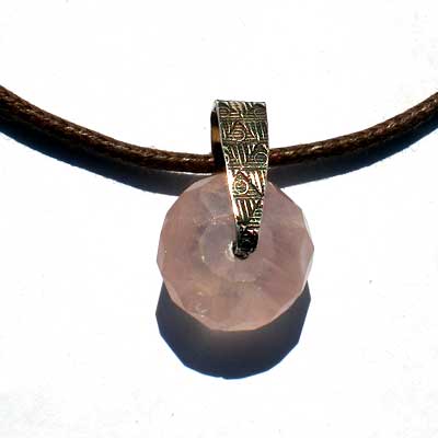 Delicate Rose Mothering Rocks Nursing Necklace