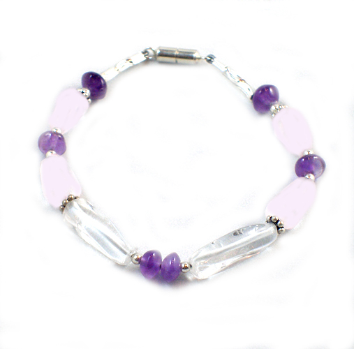 Violet Blossoms Baby Safe Bracelet