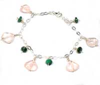 Emerald Rose Bracelet