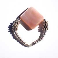 Pink Shell Eco-Bling Ring & Necklace Set